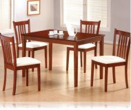 Tobacco Finish 5 Pc Dining Set