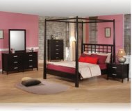 Ventura 5 Pc. Queen Canopy Bedroom Set