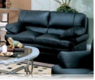 Verona Leather Love Seat