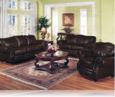 Wilson Leather Sofa + Love Seat