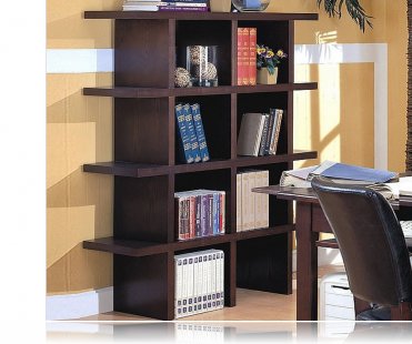 Wood Grain Finish Home Office Bookcase