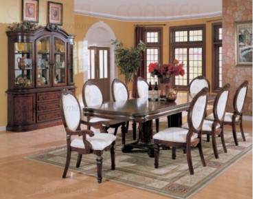 Wynn 7 Pc. Cherry Dining Set + China