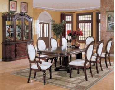 Wynn 9 Pc. Cherry Dining Set + China