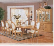 Wynn Antique 7 Pc. White Dining Set + China