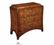 Far East Three Drawer Accent Chest