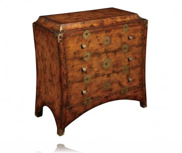 Far East Three Drawer Accent Chest