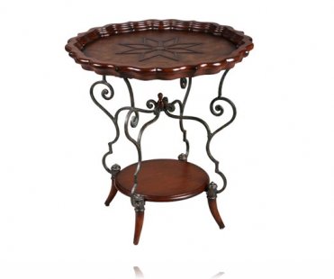 Opulence Piecrust Side Table