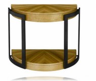 Stockholm Demilune Chairside Table