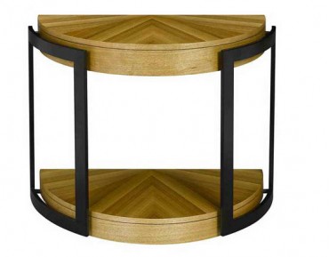 Stockholm Demilune Chairside Table